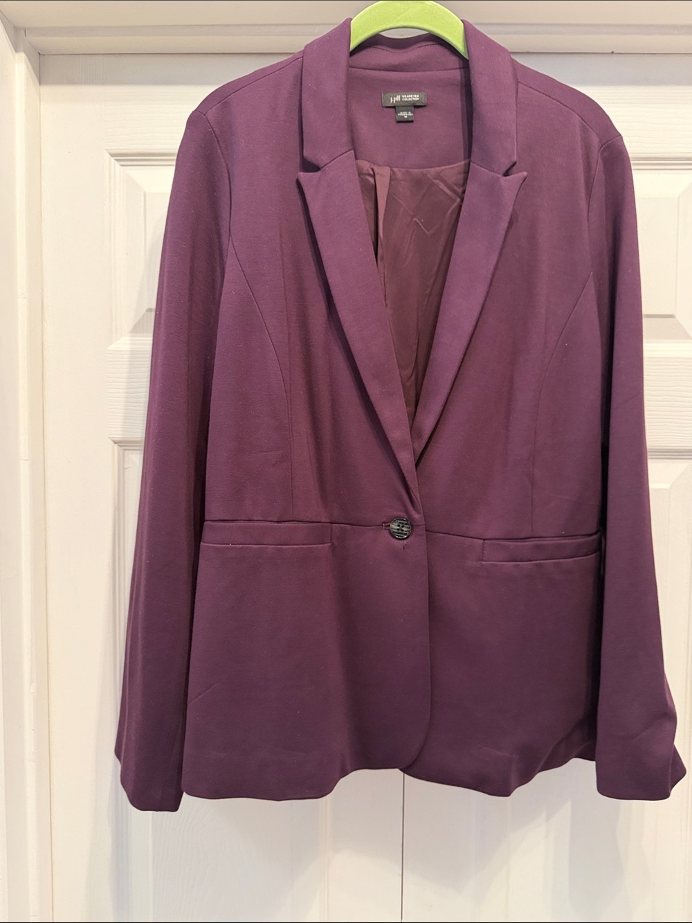 J. Jill Plum Single-Button Blazer